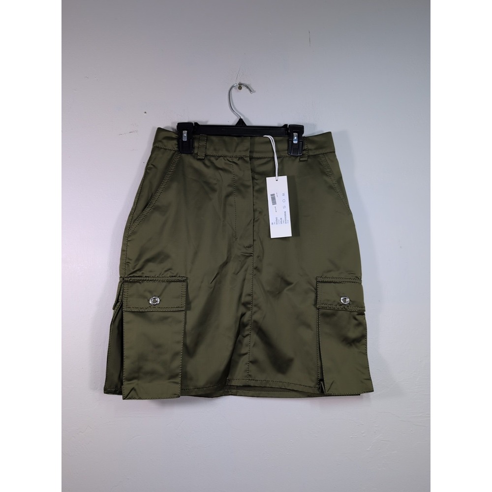 WALK OF SHAME New Army Green Cargo Mini Length Skirt 40(Approx. M)